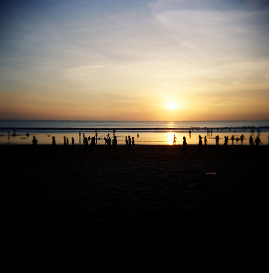 Kuta beach, 16 minutes avant le crpuscule