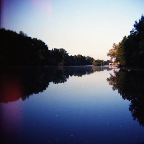 Lever de soleil sur la Garonne